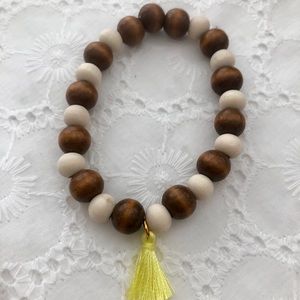 Bracket, wood, tassel